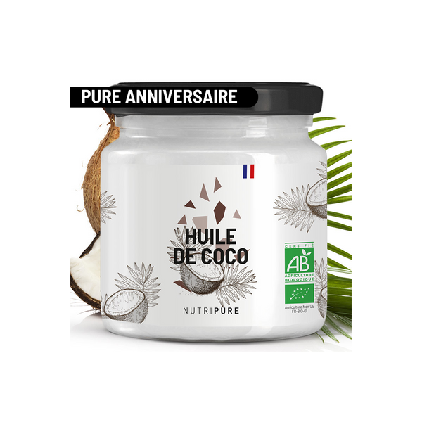 Huile de coco extra vierge - 200ML - Bio