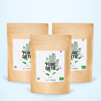 Feuilles d'ortie bio en poudre