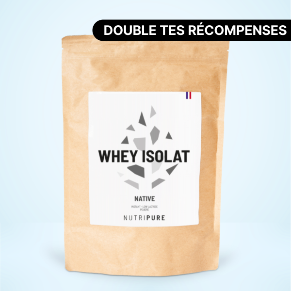 Whey Isolate Native Zéro Lactose | Protéine pour musculation