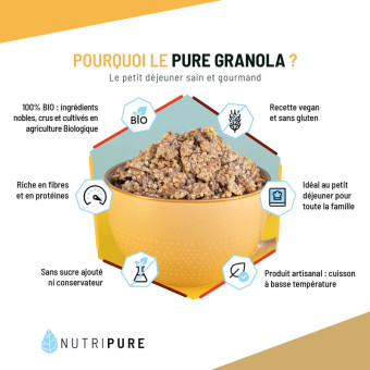 Nutripure Pure Granola Multigranos 350g