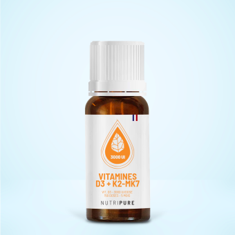 Vitamine D3 K2-MK7 3000 UI