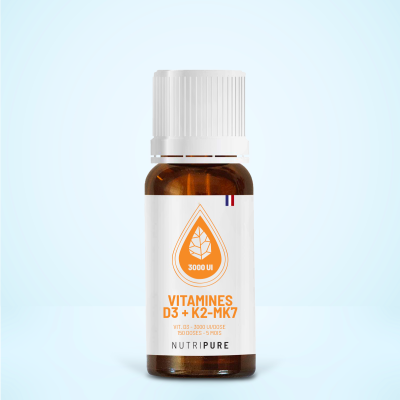 Vitamine D3 K2-MK7 3000 UI