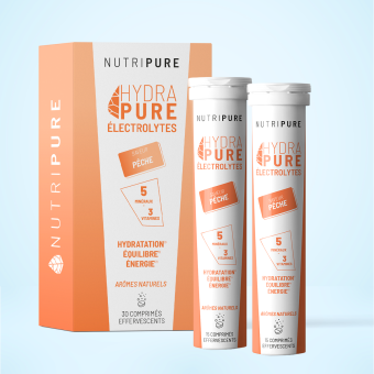 Hydrapure Pastilles Hydratation Pêche