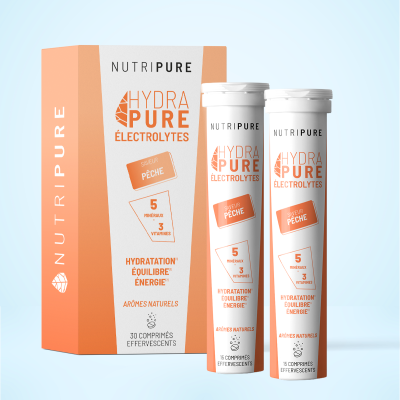 Hydrapure Pastilles Hydratation Pêche