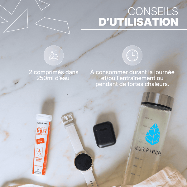 Hydrapure Pastilles Hydratation Pêche