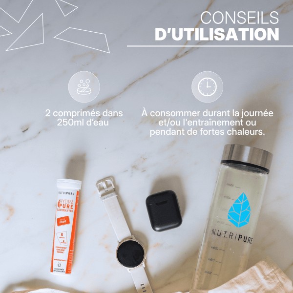 Hydrapure Pastilles Hydratation Pêche