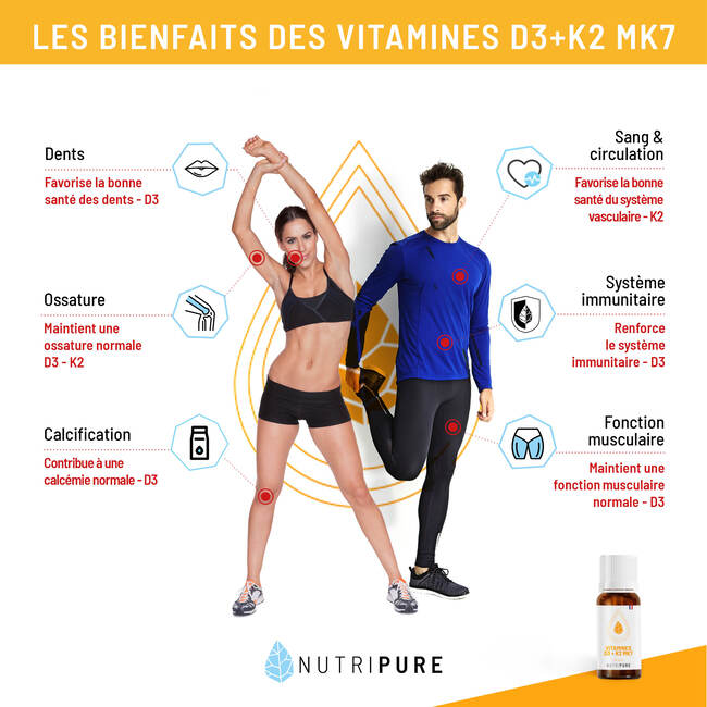 bienfaits vitamine d infographie