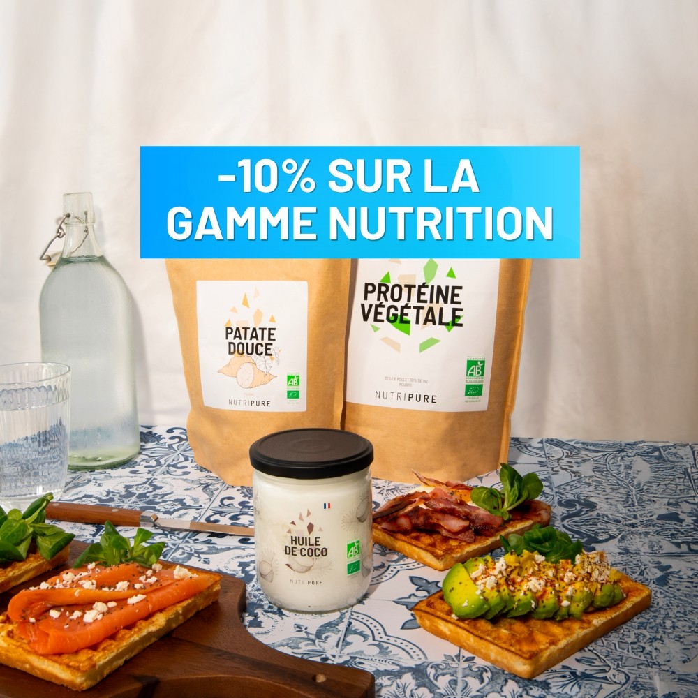 10% offerts sur la gamme Nutrition