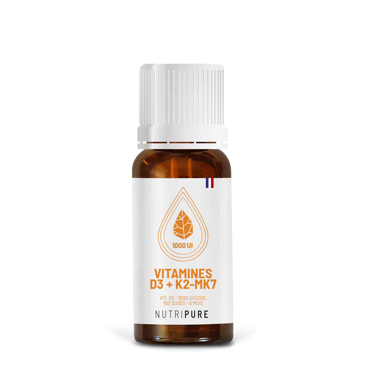 Vitamines D3 + K2-MK7 Nutripure