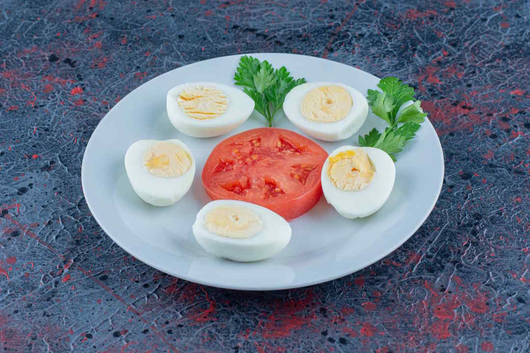 blanc d'œuf bien cuit 