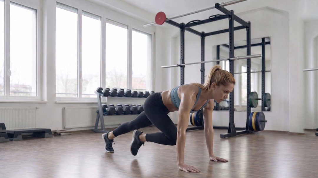 Le Burpee avec mountain climbers