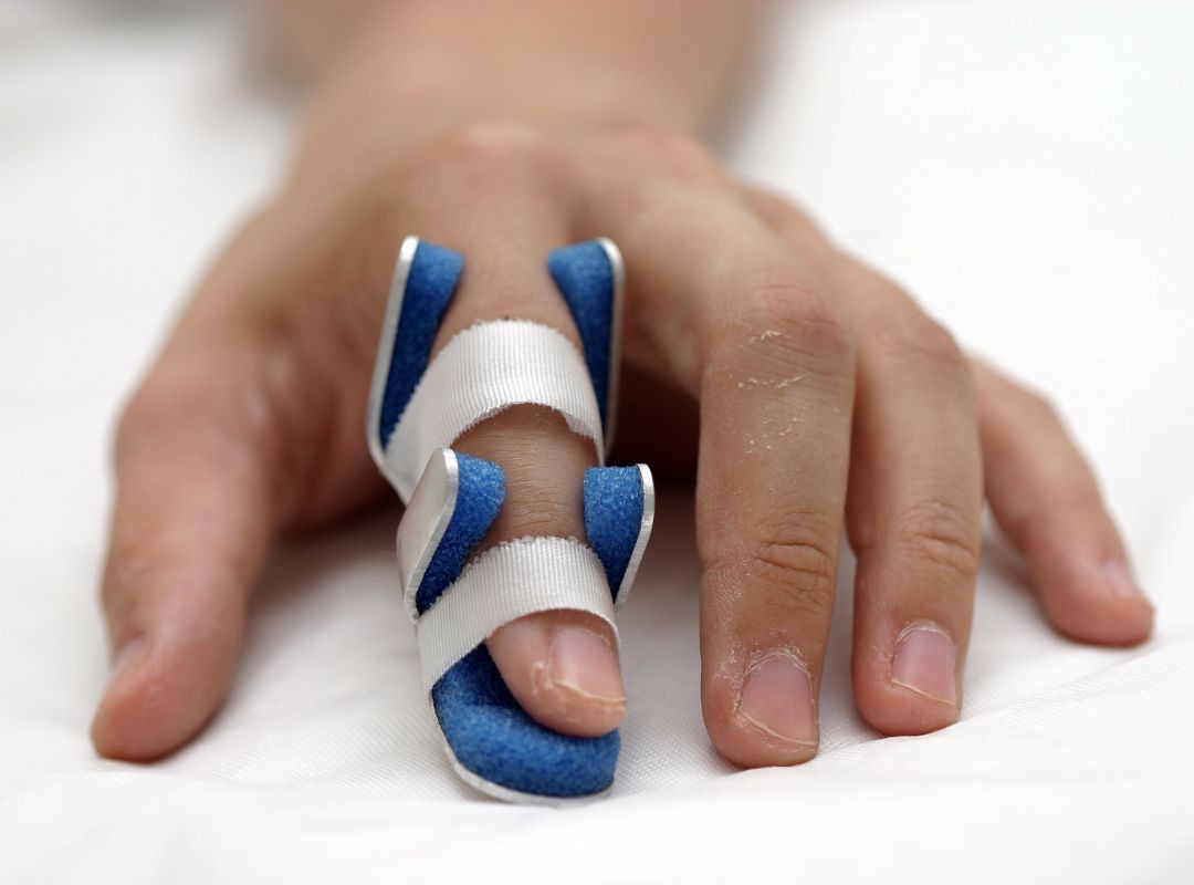 Compression entorse doigt