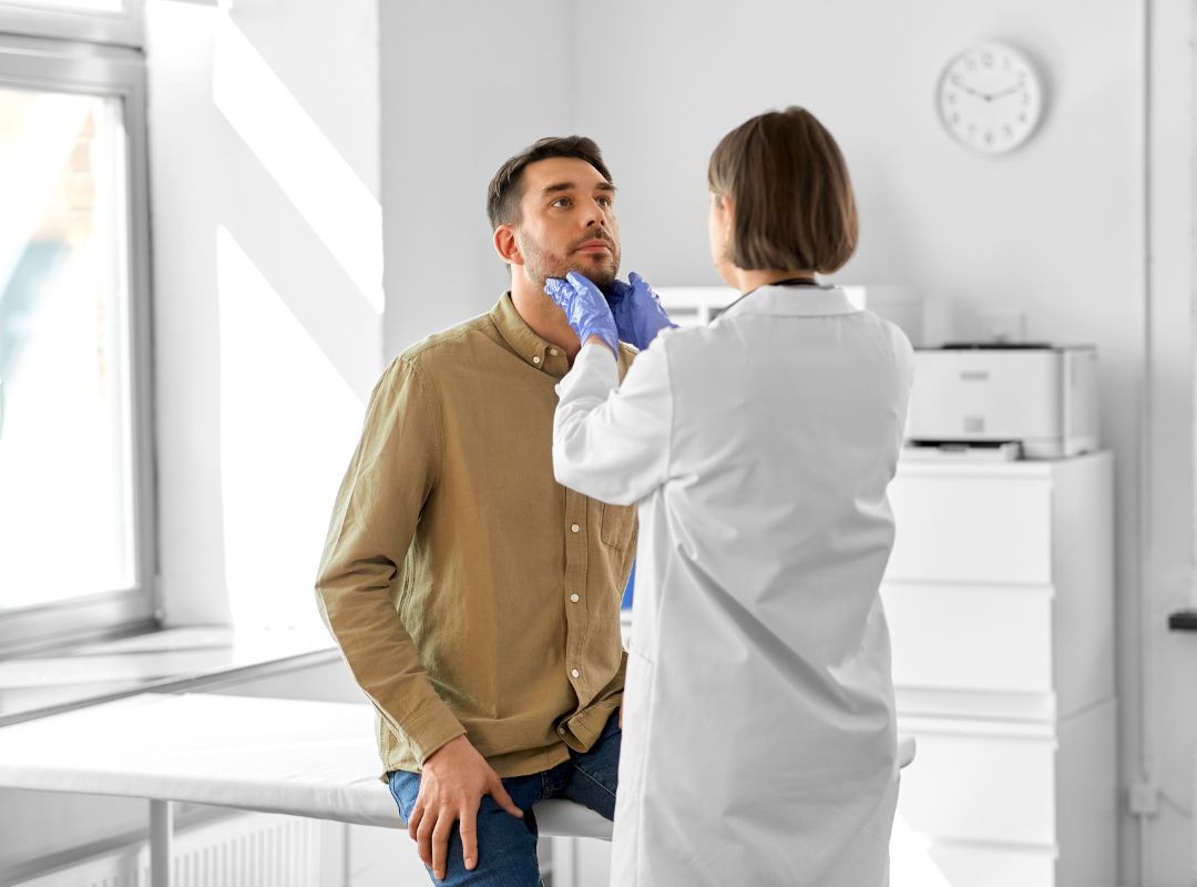 Consultation pour les ganglions lymphatiques 