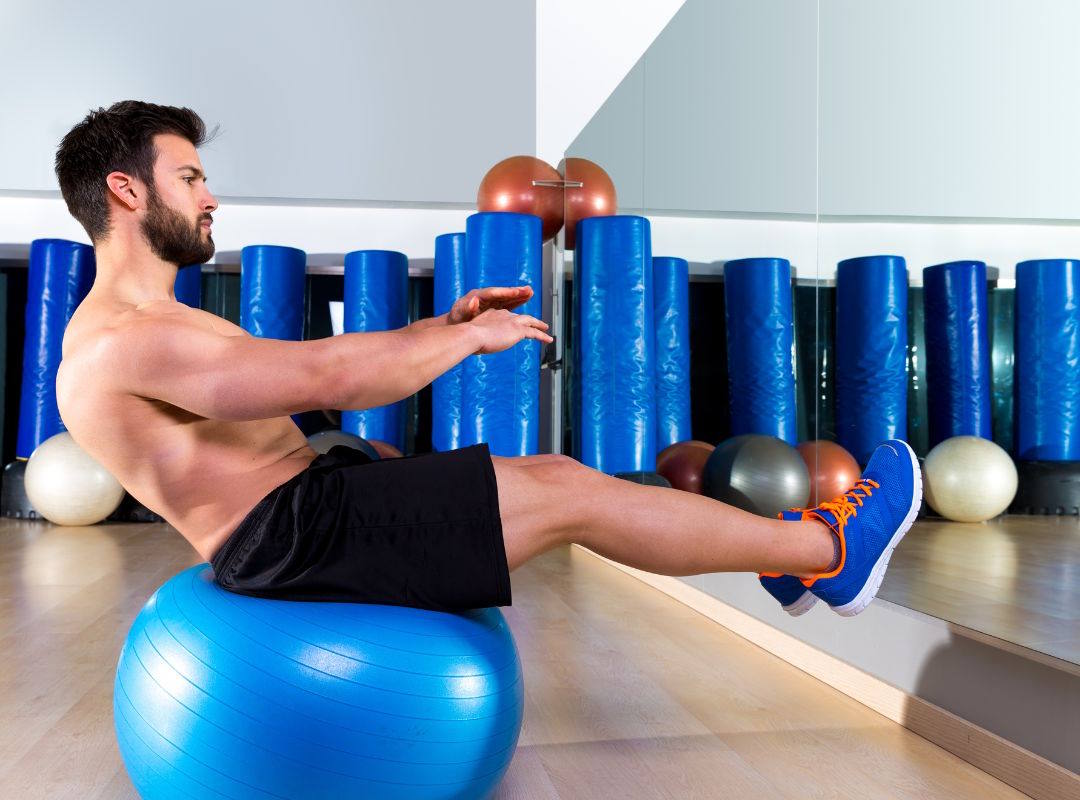 Crunch sur swiss ball
