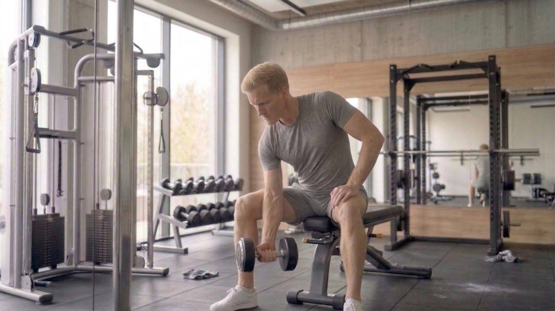 Cette variante isole parfaitement le muscle du biceps