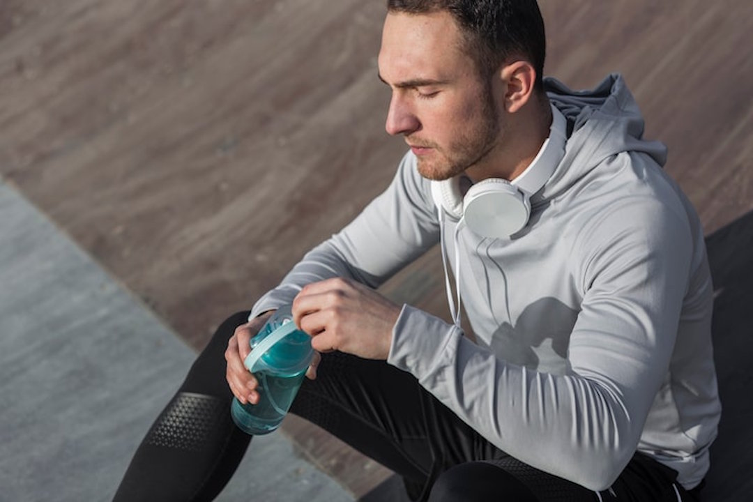 un sportif europ&eacute;en qui prend du dextrose