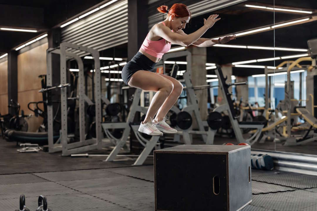 Exercice drop jumps
