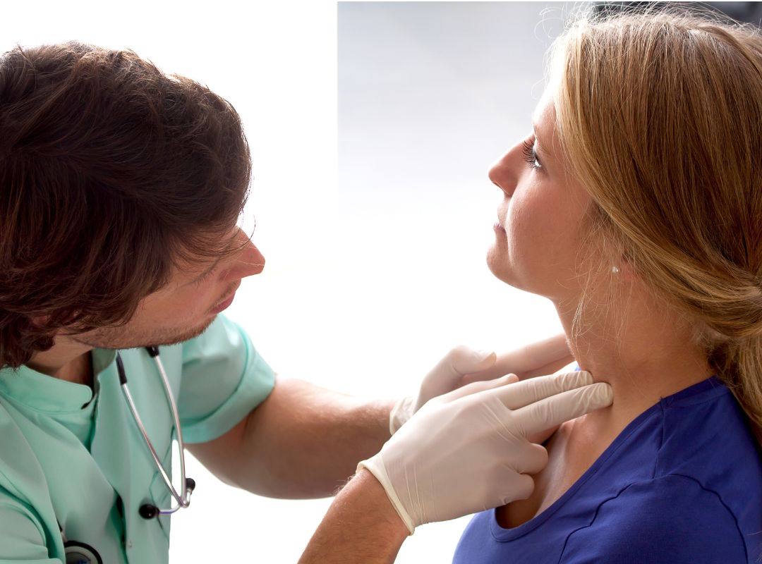 Examen des ganglions lymphatiques 