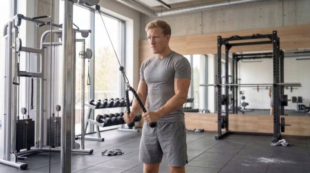 Les extensions triceps à la poulie