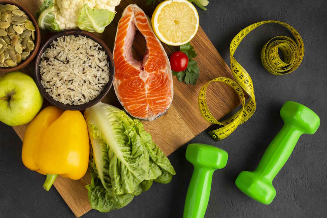 Des aliments d'un régime protéiné