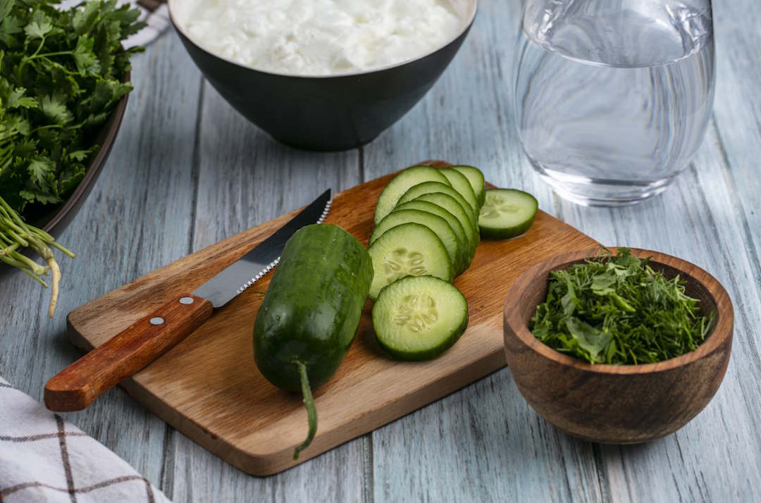 Des aliments riche en eau