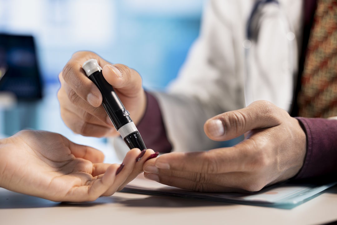 Test de glucose sur une femme enceinte