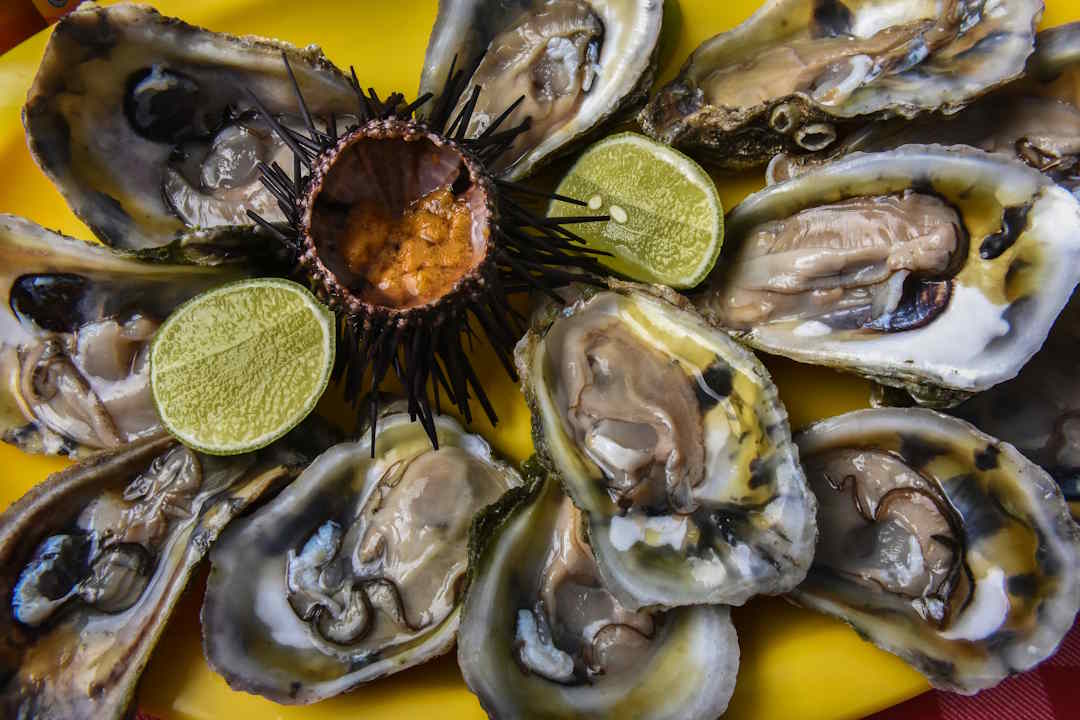 Hu&icirc;tre, palourdes ou moules crues