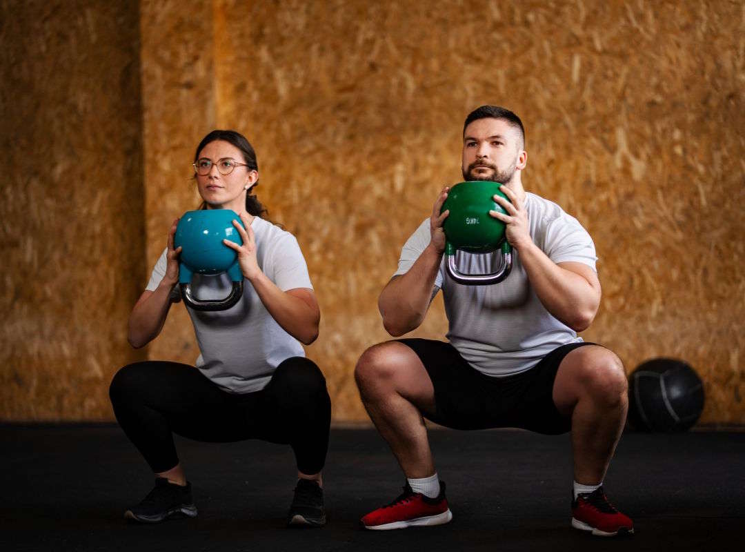 Le goblet squat avec pause isométrique