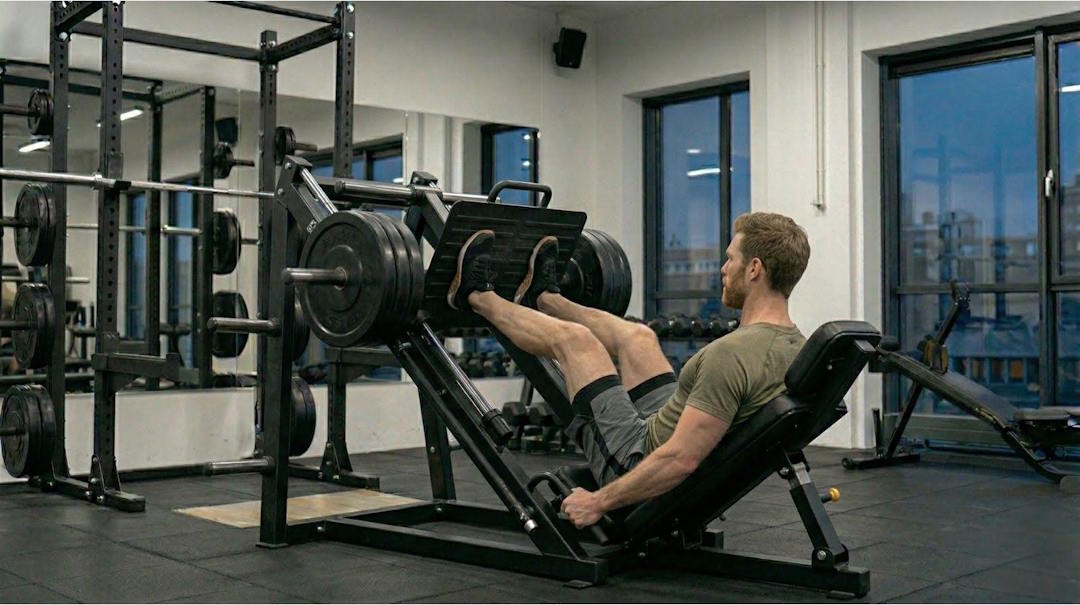 Leg press exercices quadiceps