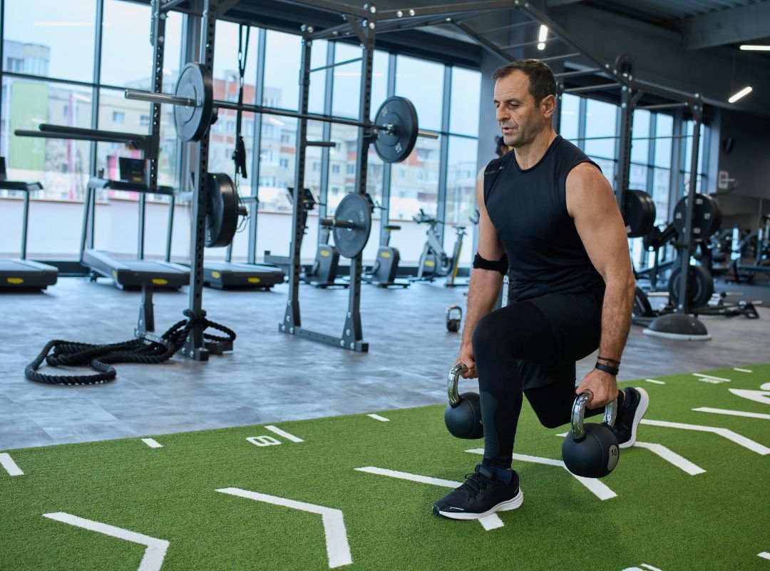 Les fentes avec kettlebell
