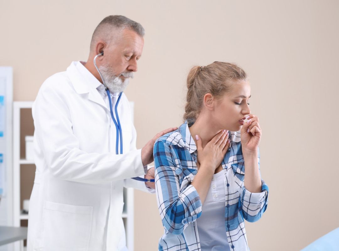 Quinte de toux et consultation médicale
