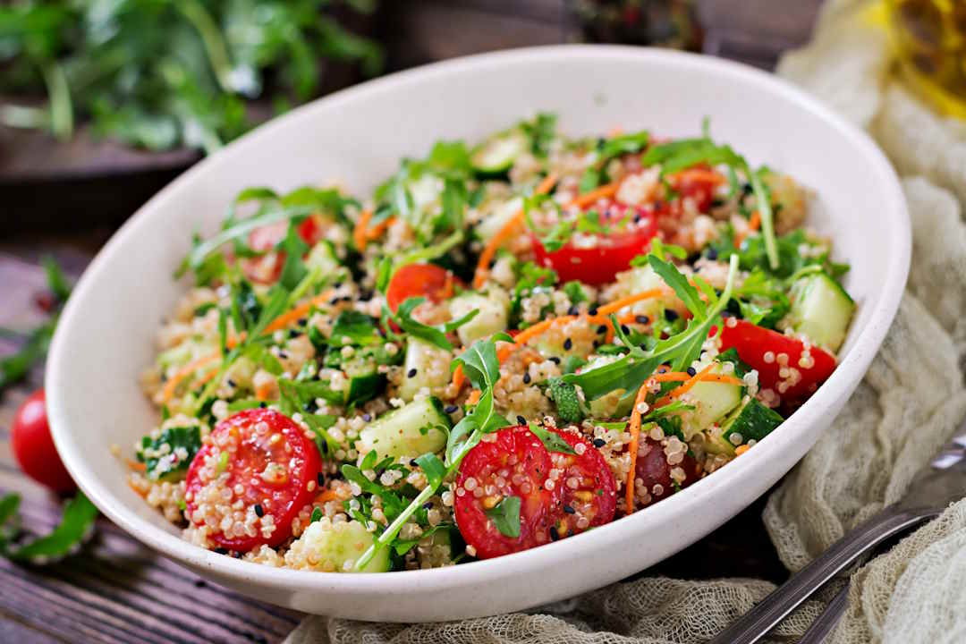 Une assiette de quinoa 