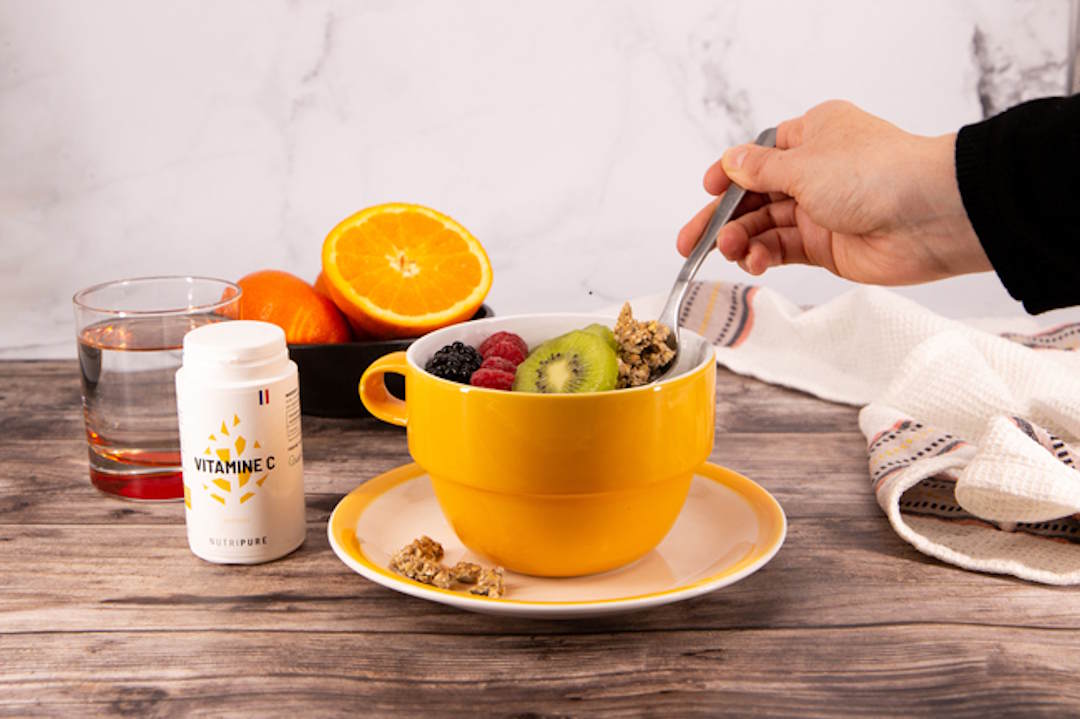 Vitamine C et alimentation riche en collagène