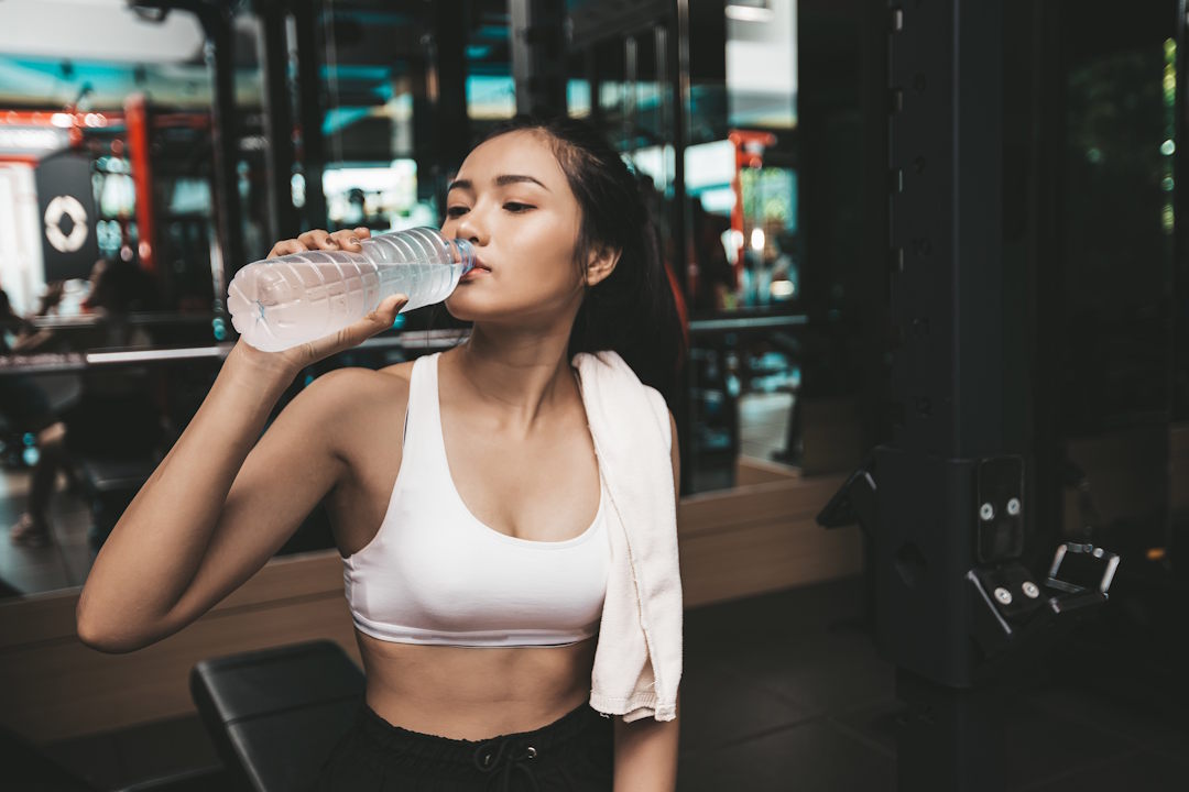 Une bonne hydratation après une séance