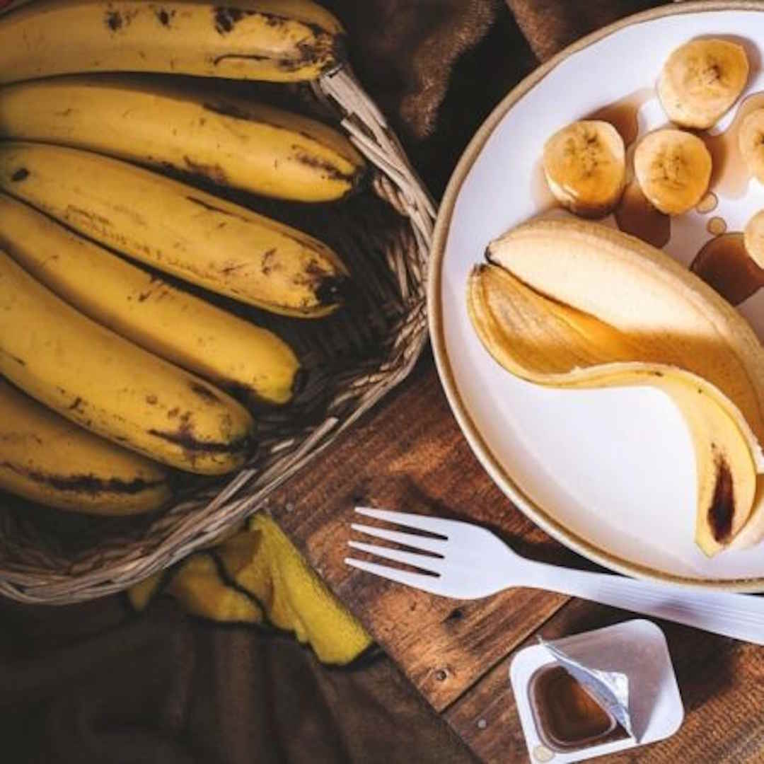 assiette de banane et potassium