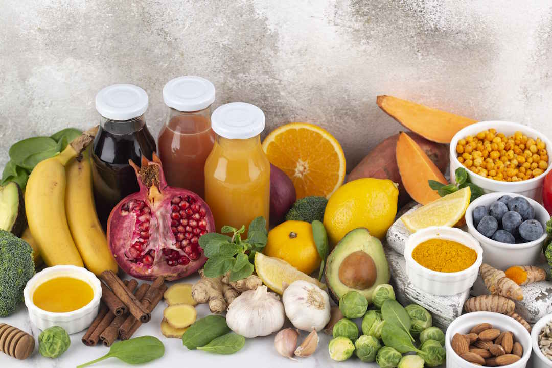 Des aliments riche en multivitamines, bon pour la santé