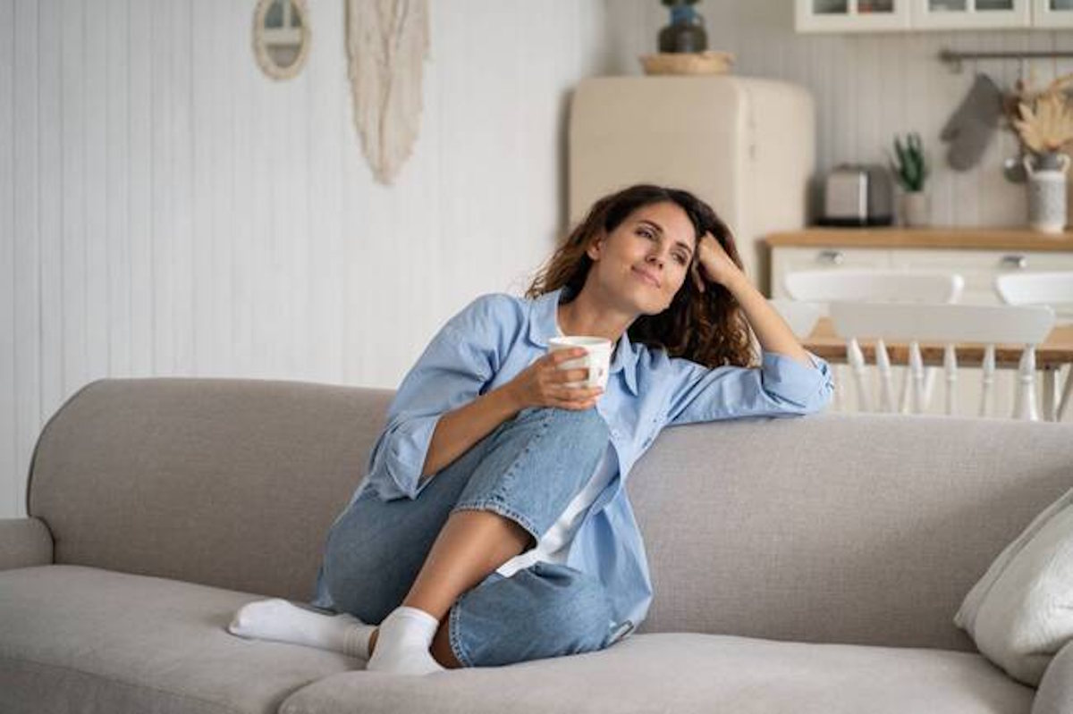 Une femme qui fait une récupération 