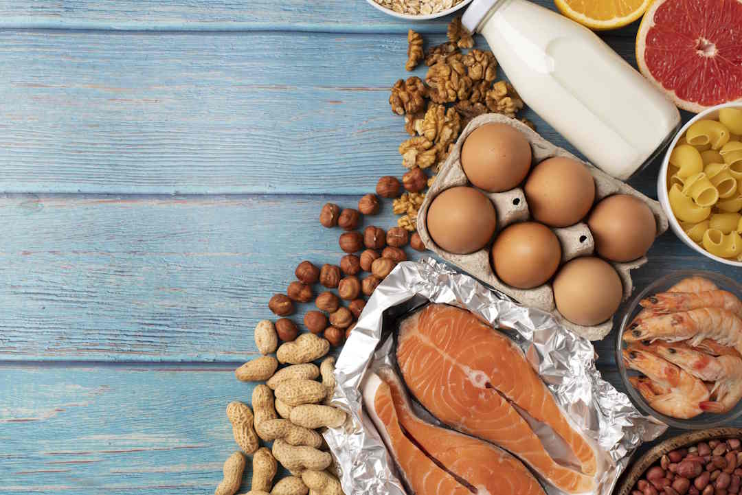 Des aliments riche en protéine
