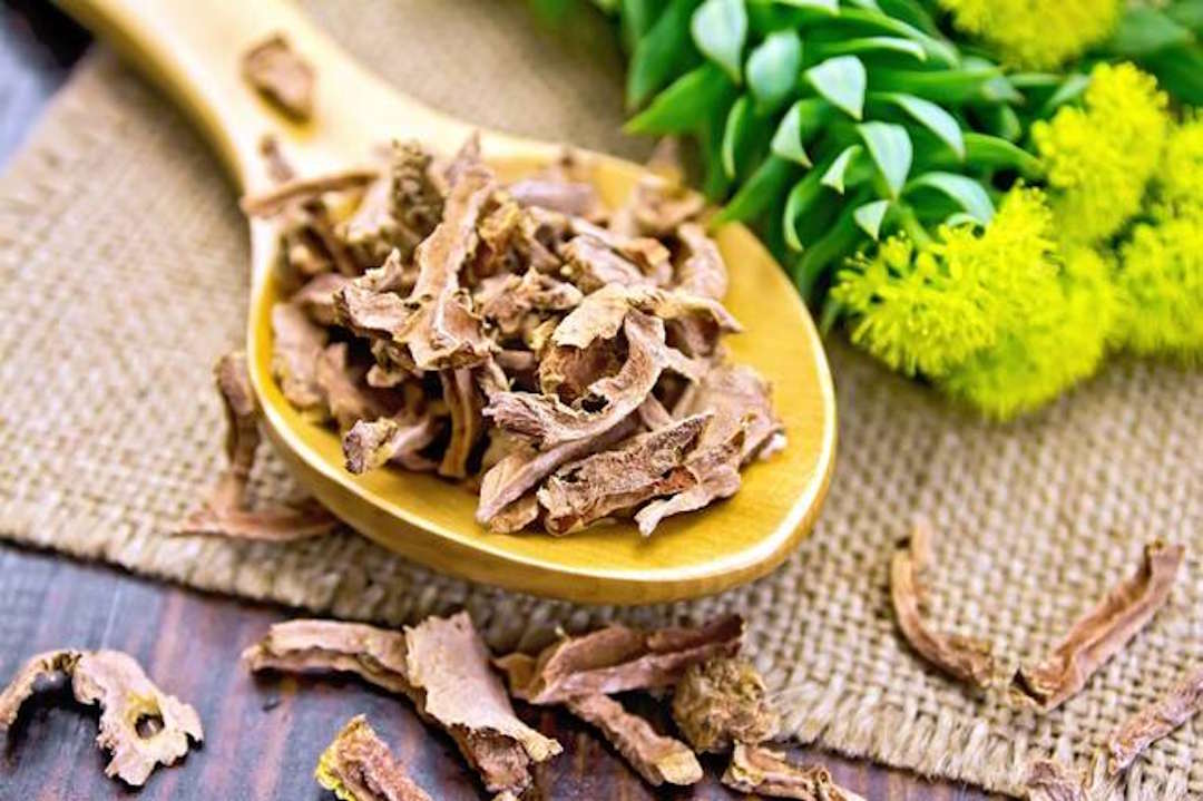 Des tiges d'Ashwagandha séchées