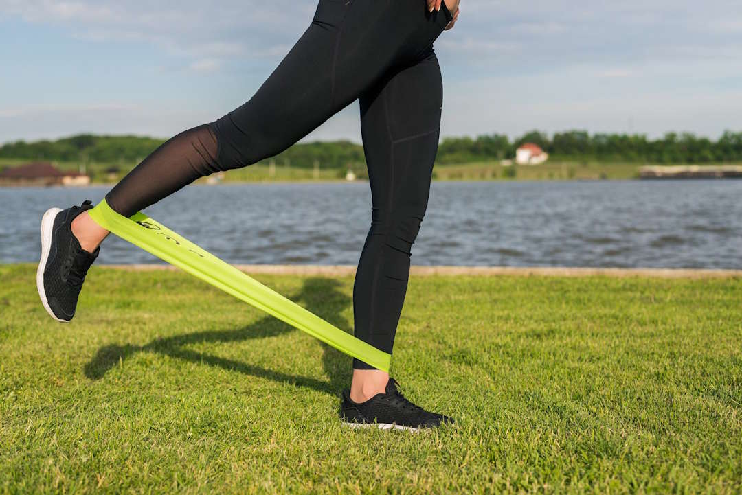 Extension de hanche avec élastique