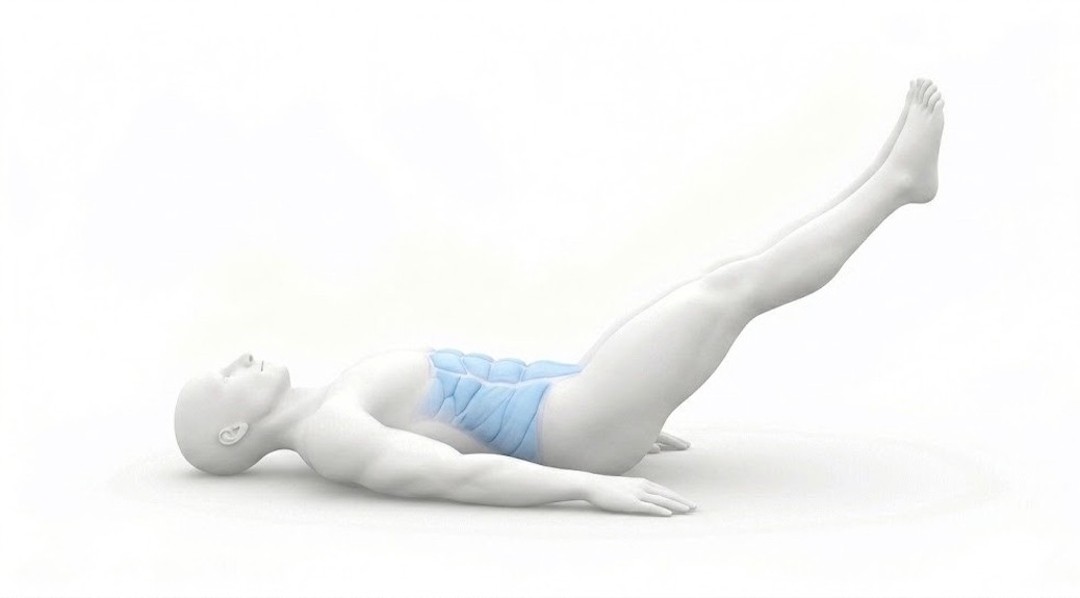 Le leg raise est une exercice pour cibler le bas du ventre