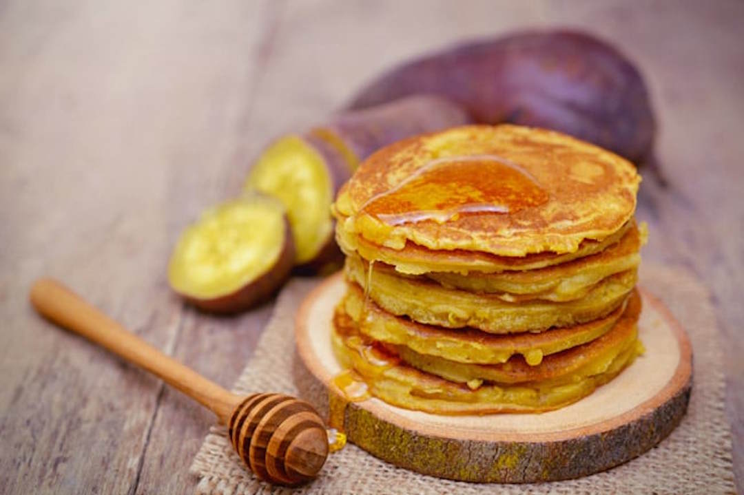 des pancakes au patate douce