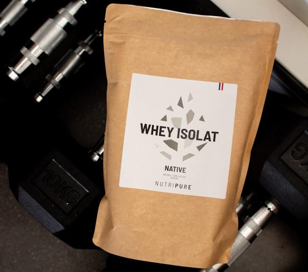 Un paquet de Whey Isolat Native de Nutripure