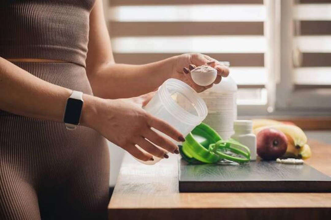 Le dosage de la whey avec de l'eau