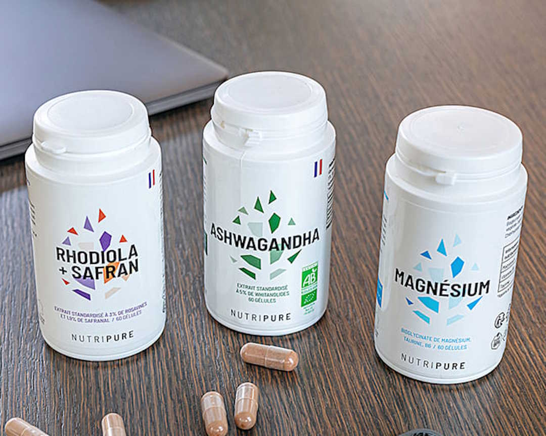 Rhodiola, Ashwangadha et Magnésium de nutripure 