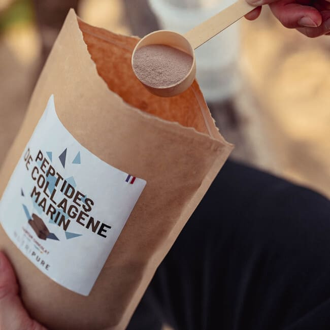 peptides de collagène chocolat