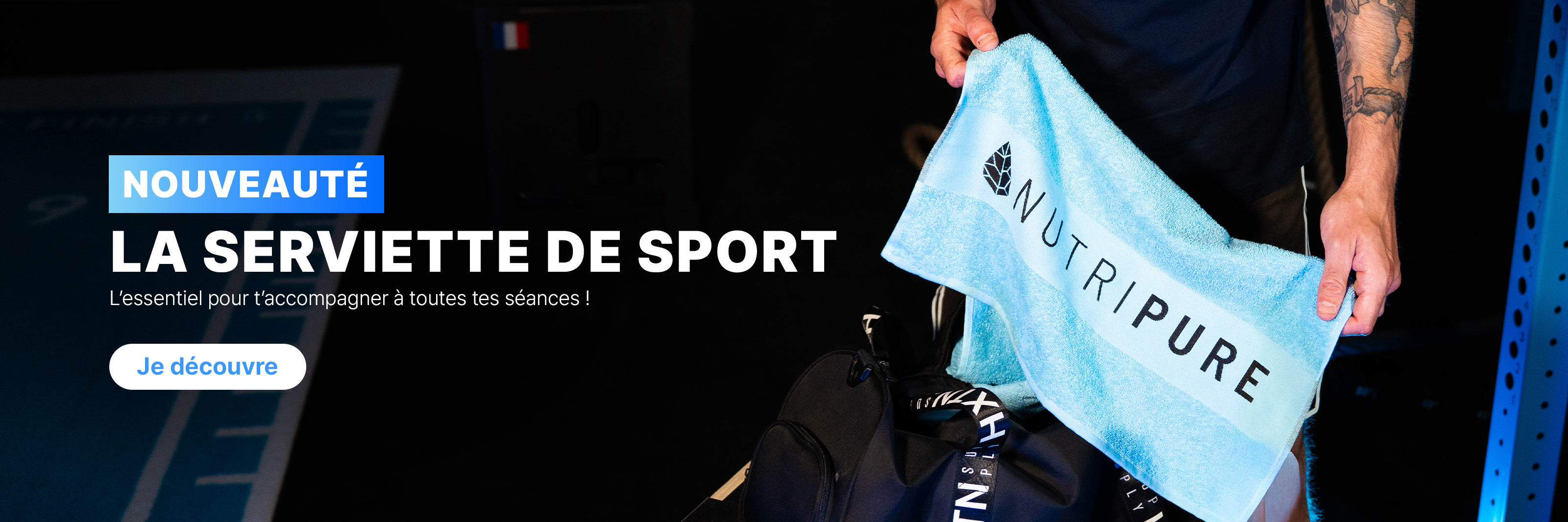 Je découvre la nouvelle serviette de sport !