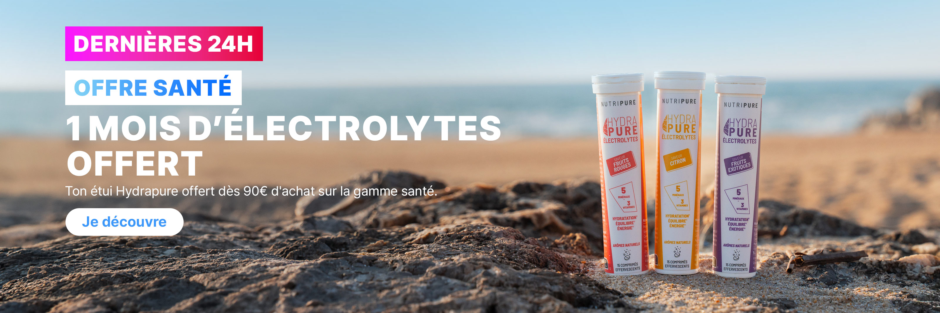 Je profite de ma cure d'électrolytes offerte !