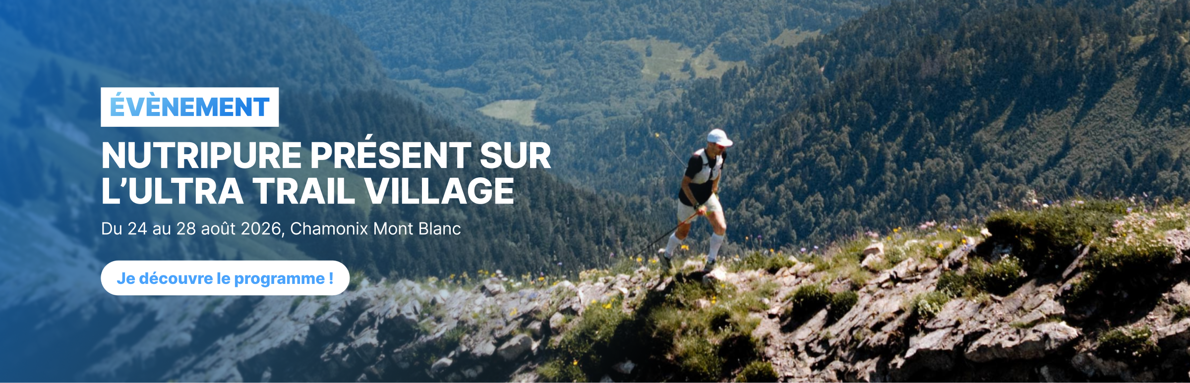 Je retrouve Nutripure à l'UTMB