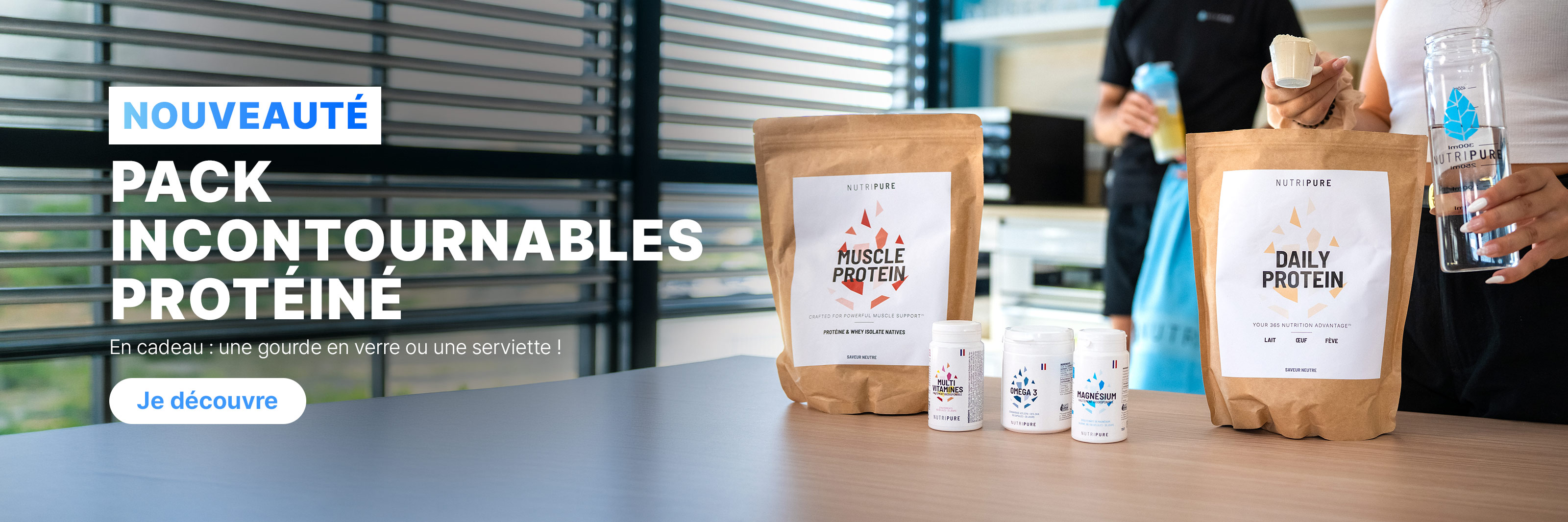 Je découvre les pack incontournables protéinés !